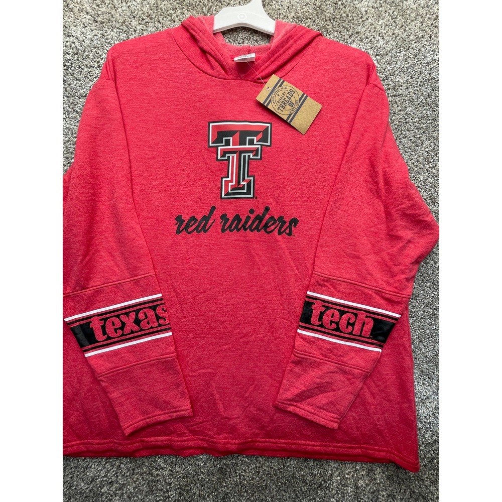 Rivalry Threads Texas Tech Red Raiders Kids L Red Hoodie NEW NCAA Fan Gear